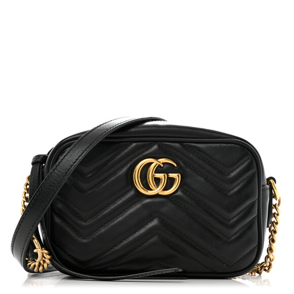 Gucci Calfskin Matelasse Mini Gg #187893G89B - Picture 1 of 14